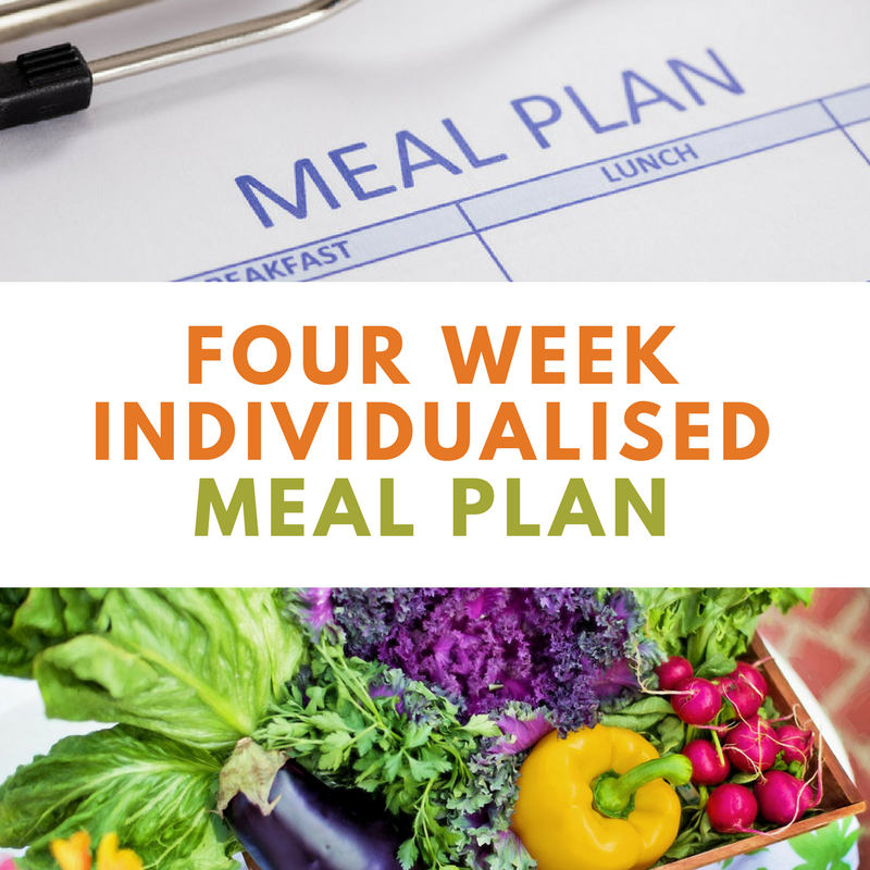 4 Week Individualised Meal Plan | Wellness Path